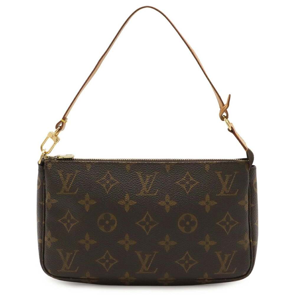 LOUIS VUITTON Brown Monogram Pochette Pouch - Picture 2 of 9